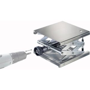 Lab Jack, Including Cordless Drill for Height Adjustment