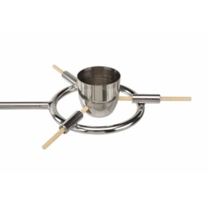 Retort Ring Crucible with Guide Sleeves