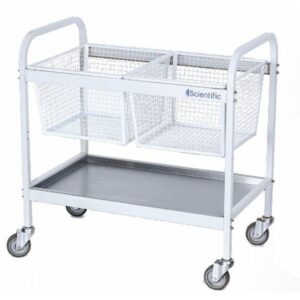 Trolley, Heavy duty with 2 Epoxy Baskets