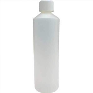 Bottle, Round, Narrow Neck, HDPE, with Screw Cap