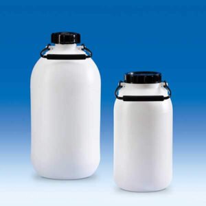 Bottle, Storage, Round, HDPE with Screw Cap