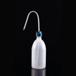 Bottle, Wash, LDPE, Plain,Green Top, with Swan Neck