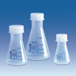 Erlenmeyer Flask, PP, with Screw Cap