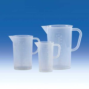 Jug, PP, with Raised Graduations, Transparent