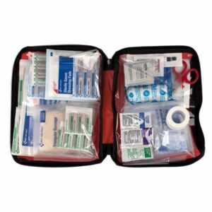Office First Aid Kit, 24 Items, in Canvas Bag