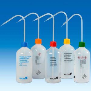 Bottle, Wash, VITsafe™, Narrow Neck with Swan Neck