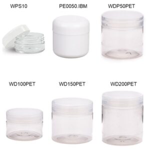 Jar, Cosmetic, with Screw Cap