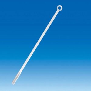 Magnetic Stirrer Retriever, PTFE, Straight, with Holding Ring