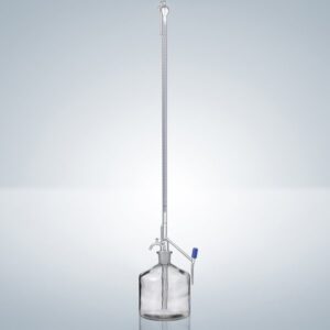 Automatic Burette, Class AS, with Batch Certificate, Including Bottle, PTFE Stopcock