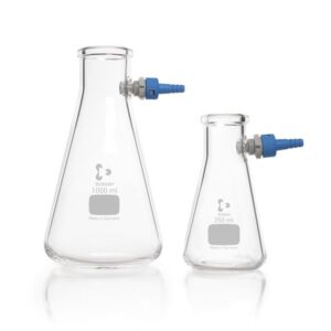 DURAN® Filtering Flask with KECK™ Hose Connection Assembly Set Erlenmeyer Shape