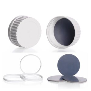 DURAN® GLS 80® High Temperature Screw Cap, Pouring Ring and Liner