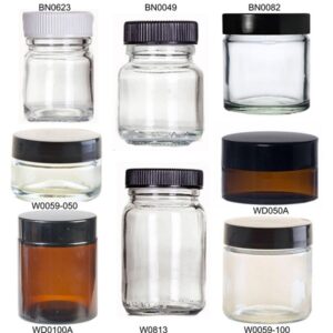 Ointment jar with Plastic Screw Cap