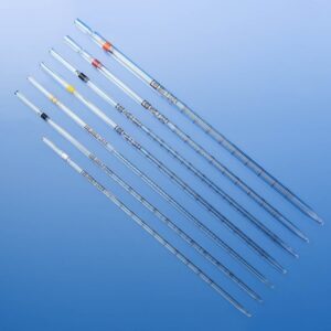 Pipette Graduated, Class AS, with Batch Certificate, Amber Graduations, Techno