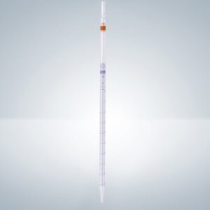 Pipette Graduated, Class AS, with Batch Certificate, Blue Graduations