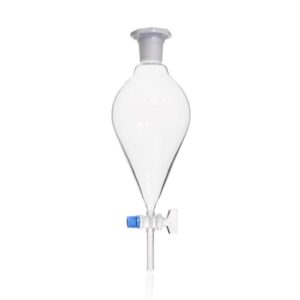 Separating Funnel, Conical Shape, with Glass Key