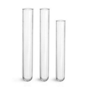 Test Tube, Neutral Glass, Light Wall, Rimless