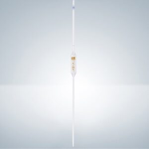 Volumetric Pipette, Class AS, with Batch Certificate, Amber Graduations