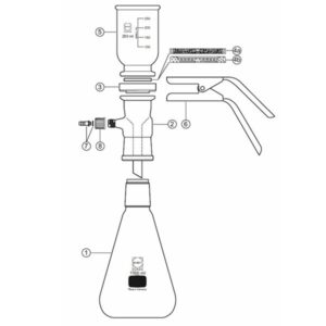 Replacement Parts for DURAN® Filtering Apparatus