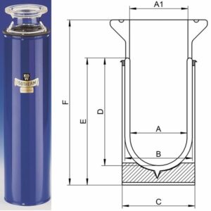 Dewar Flasks with Laboratory Flat Flange