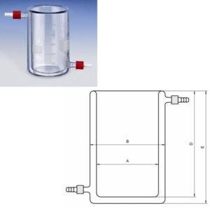 Tempering Beakers Made of Glass with Plastic Olive