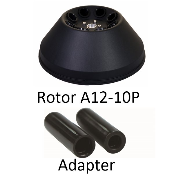 Rotor A12-10P for 8 x Tubes 15 ml, 12 x Tubes 10ml f DM0412