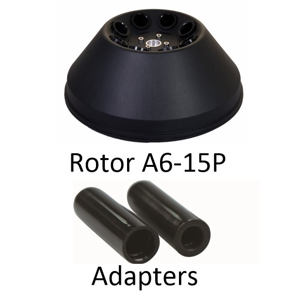 Rotor A6-15P for Tubes 6 x , 10ml, 7.5ml, 1.5-5ml | CC Imelmann