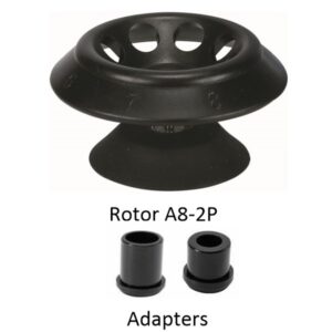 Rotor A8-2P for 8 x Tubes 0.2ml, 0.5ml, 1.5ml, 2ml