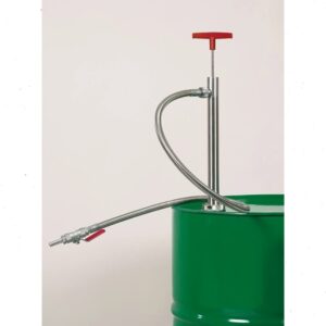 Barrel Pump, Stainless Steel, with Discharge Hose
