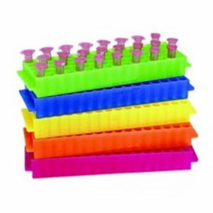 Micro Tube Rack, Coloured, PP, 80 Well, for 1.5 and 2 ml Tubes