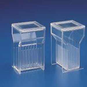 Microscope Staining Jar, PMP, Hellendahl Pattern
