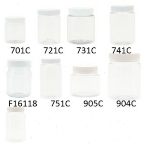 Jar, PET, with Screw Cap